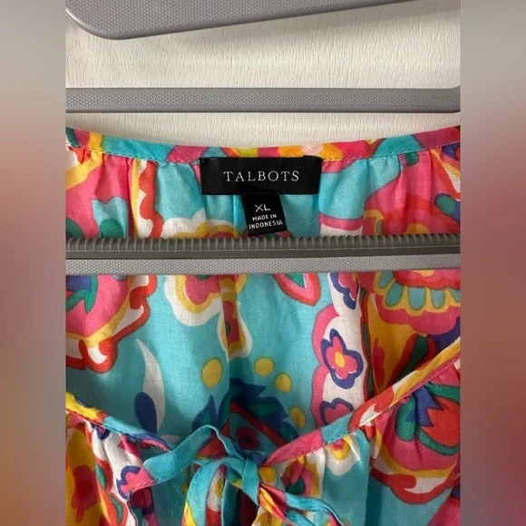 Talbots | Colorful Paisley Top - Picture 5 of 7